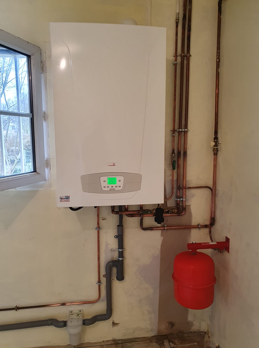 Raccordement et chauffe-eau