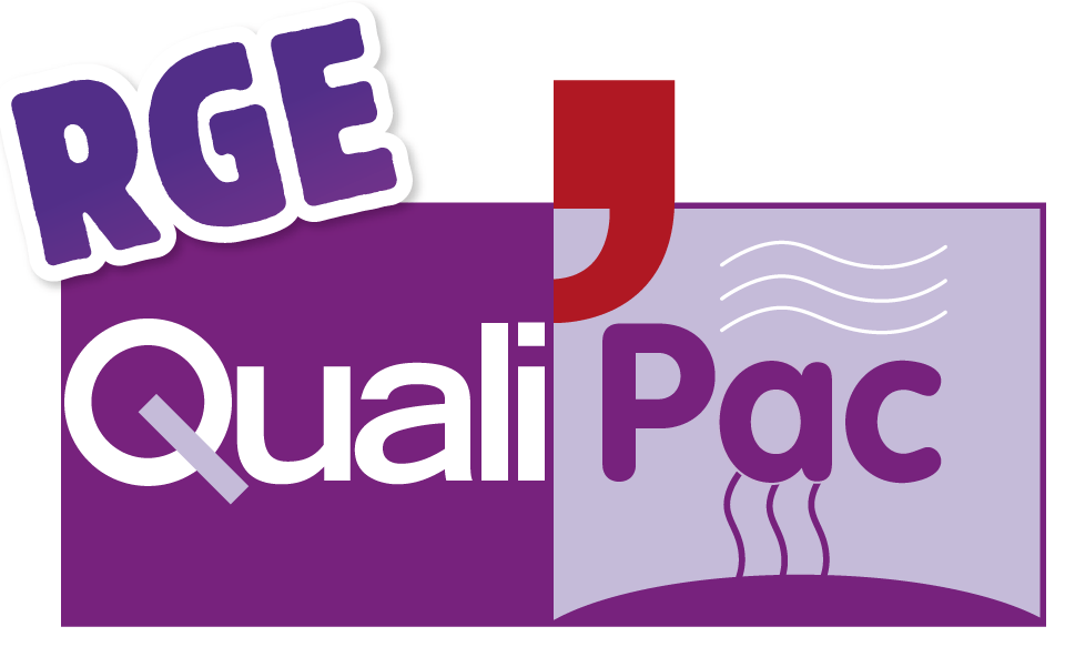 Logo violet RGE QualiPAC
