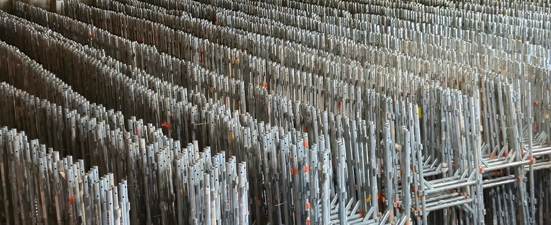 Échafaudage de chantier en hauteur