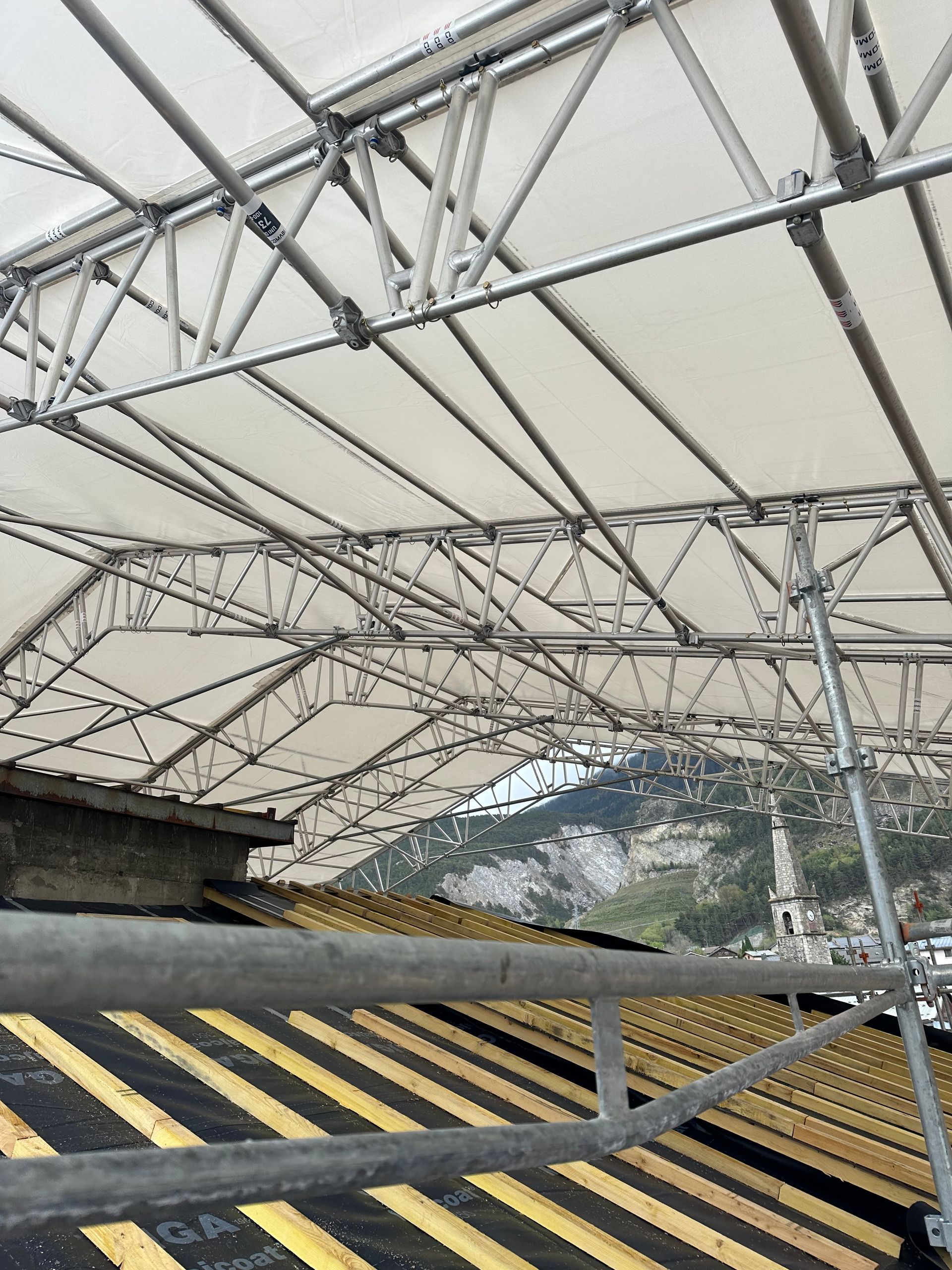 Filet antigravats bleu