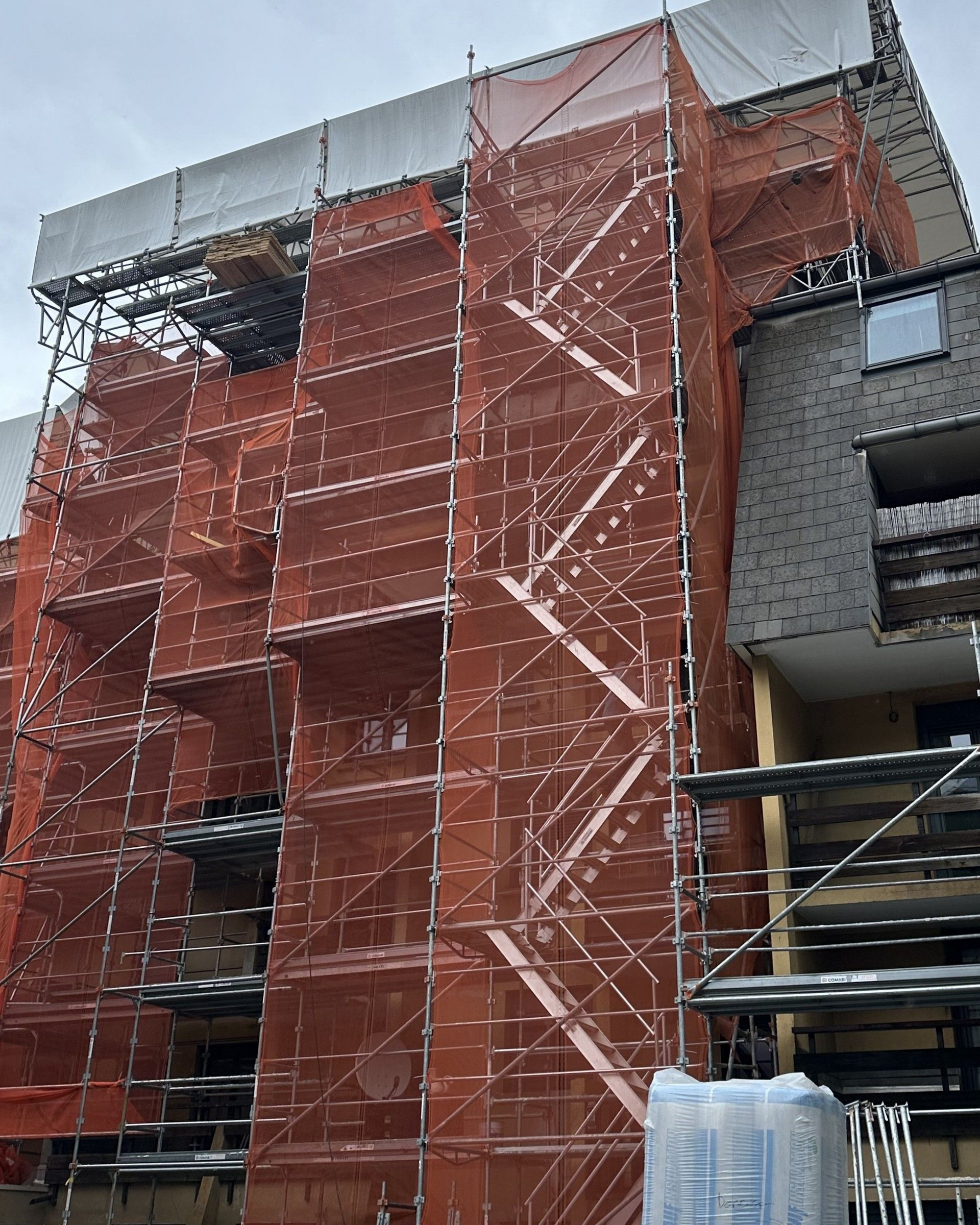 Montage d'échafaudage