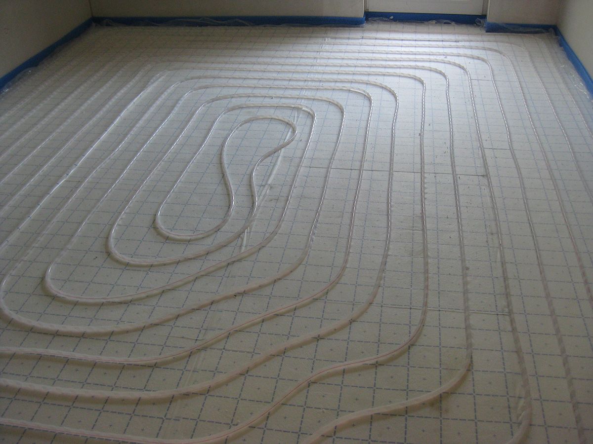 Fußbodenheizung