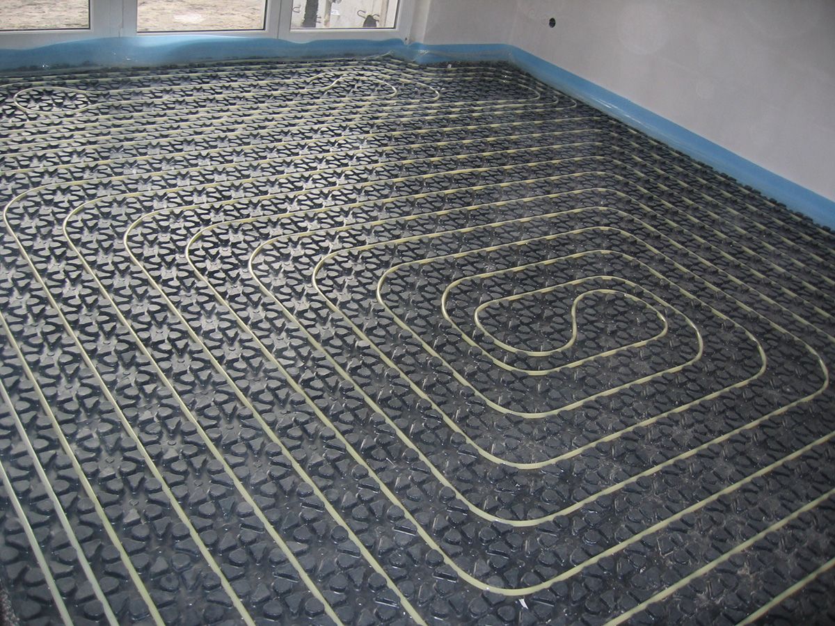 Fußbodenheizung