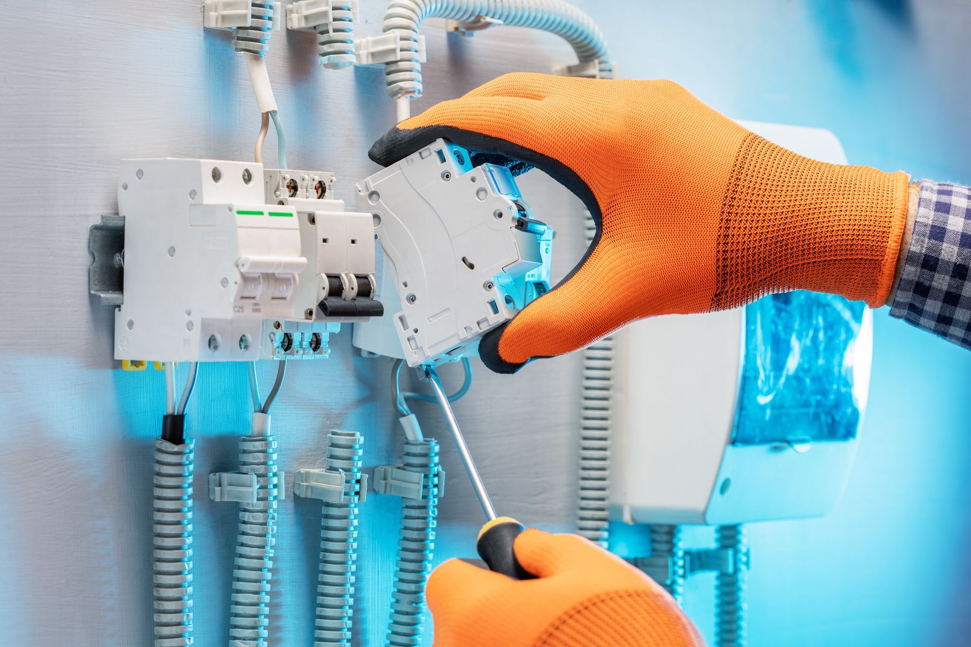 Rénovation de circuits électriques