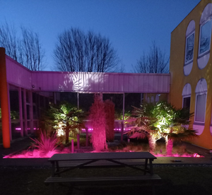 Pose de lumières extérieures