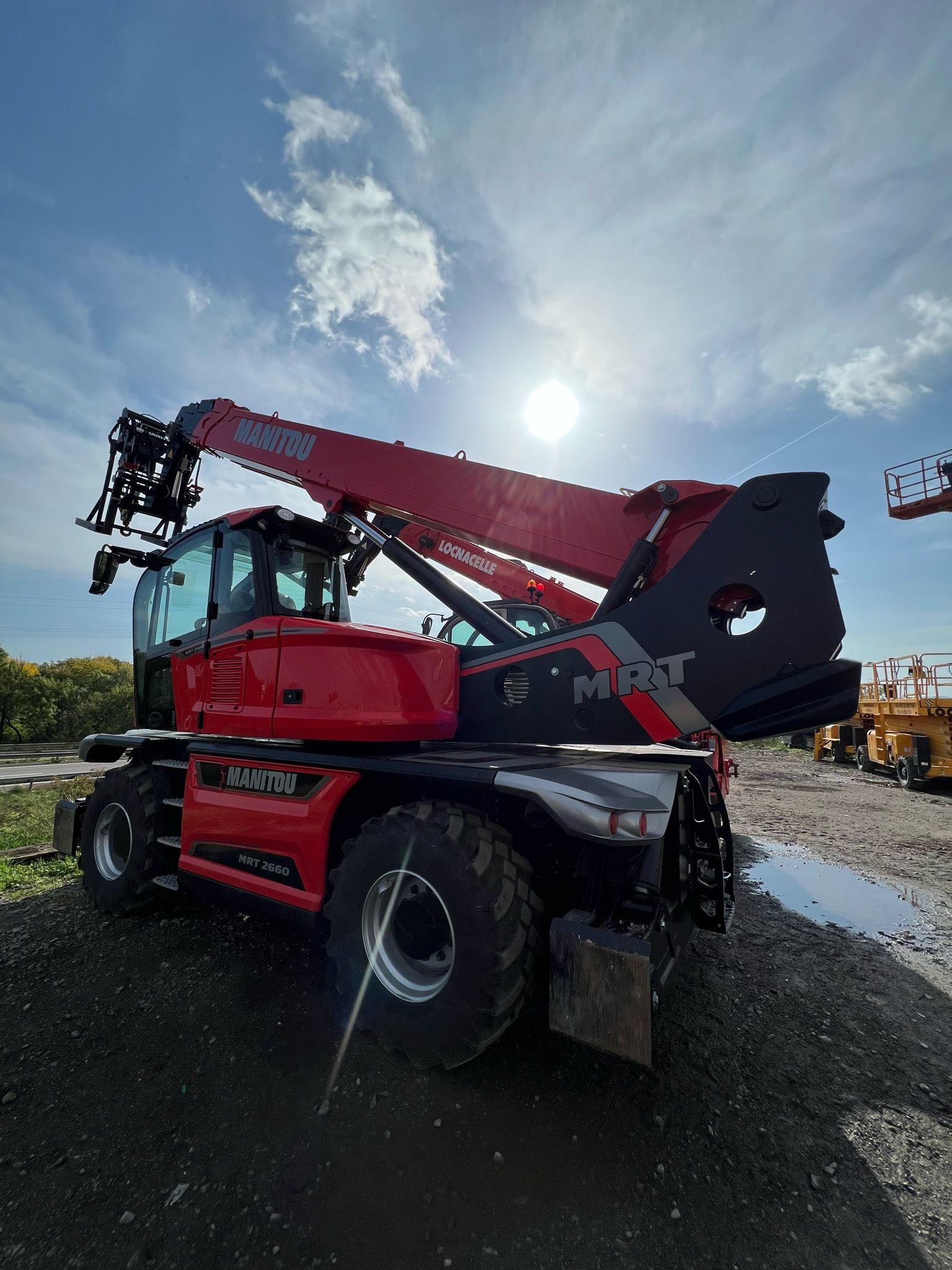 Chariot rotatif en contrejour