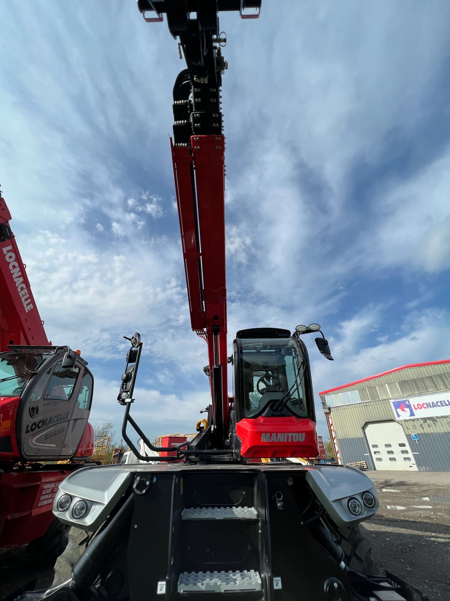 Avant d'un chariot rotatif de l'entreprise Locnacelle