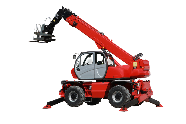 Chariot rotatif rouge