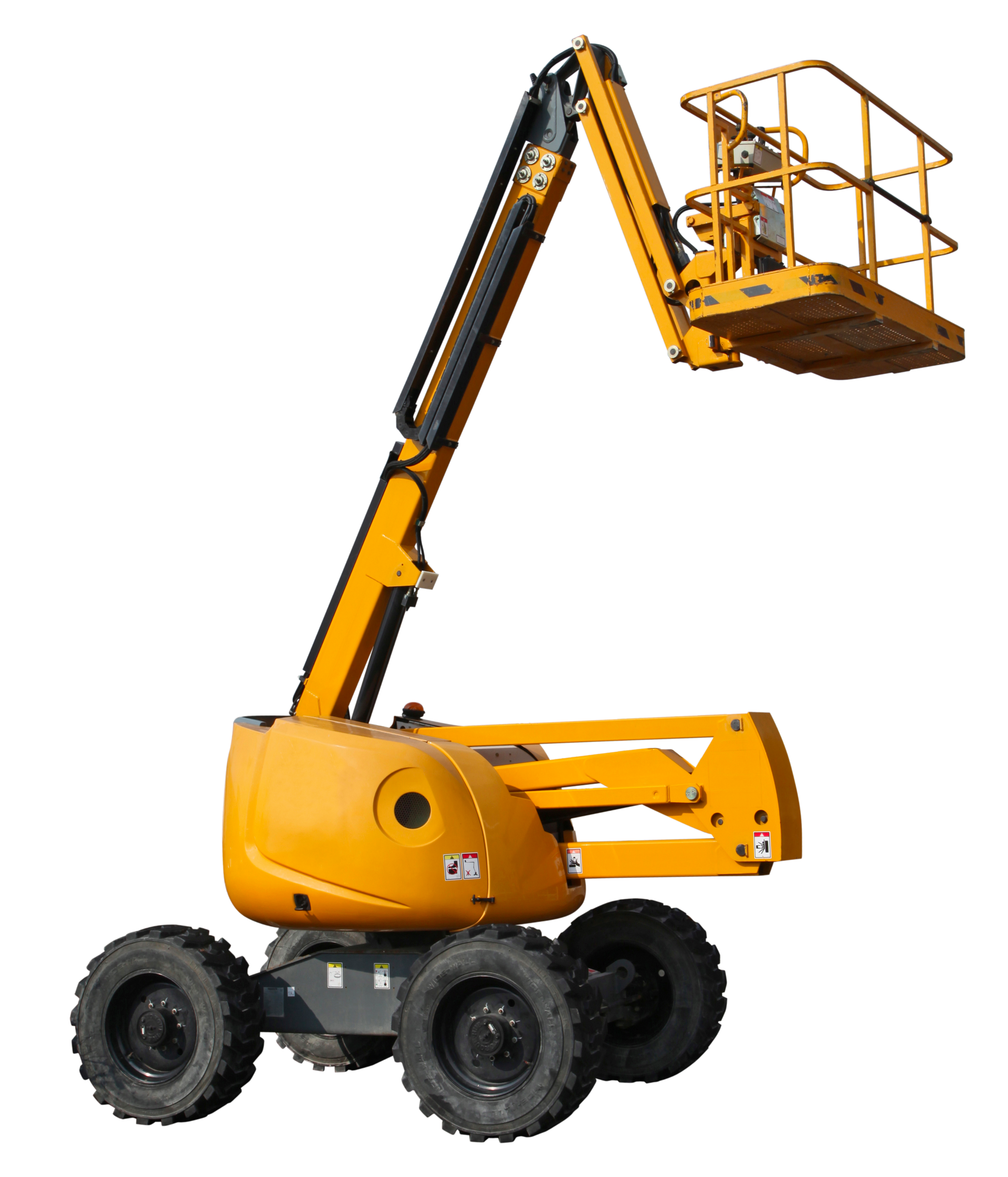 Nacelle articulée jaune