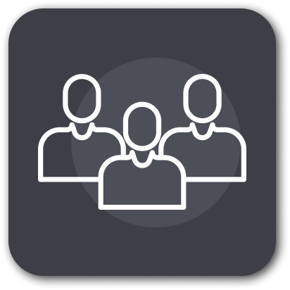 Picto de trois silhouettes