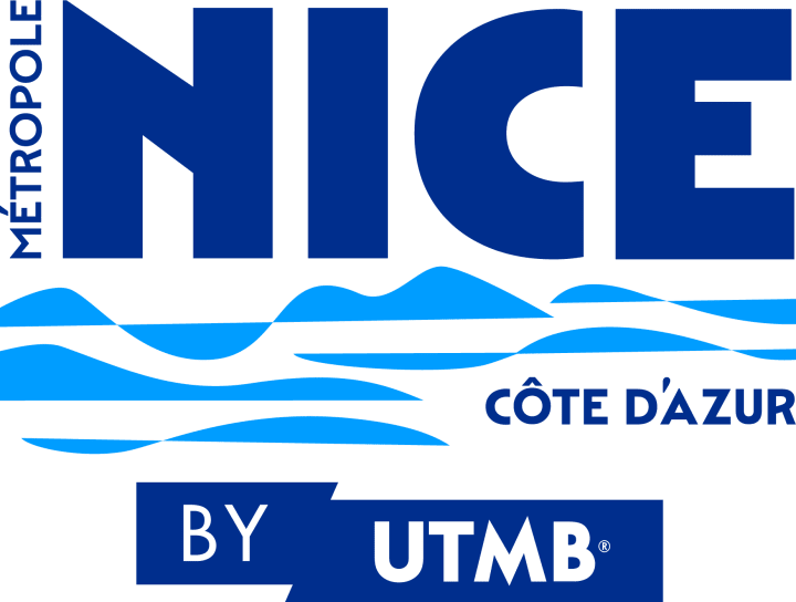 Logo partenariat métropole Nice Côte d'Azur by UTMB