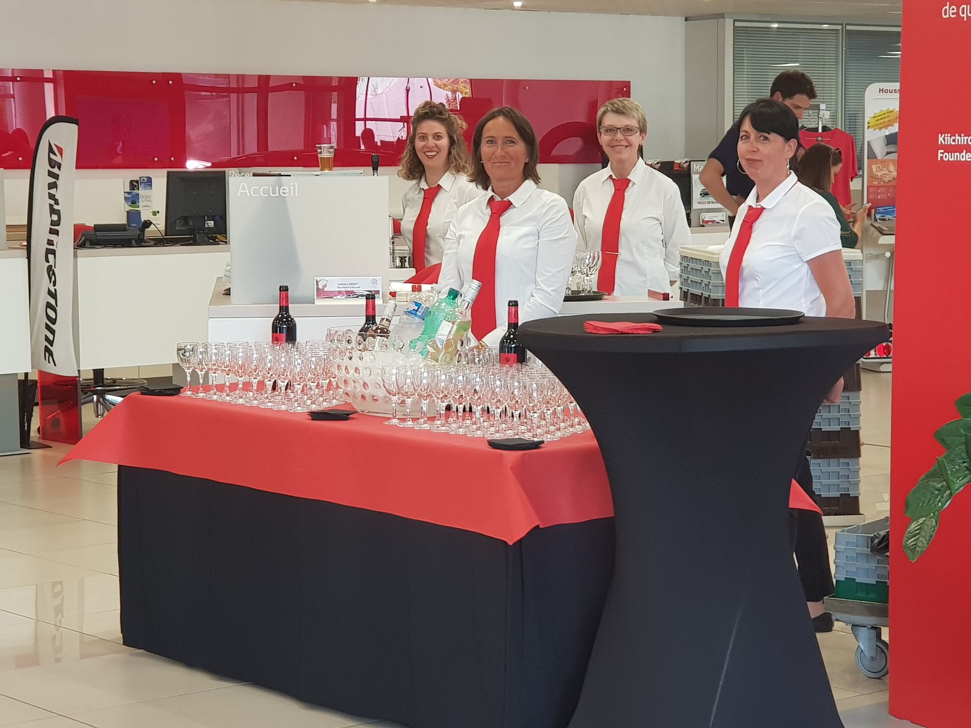 Votre traiteur et son équipe à un événement