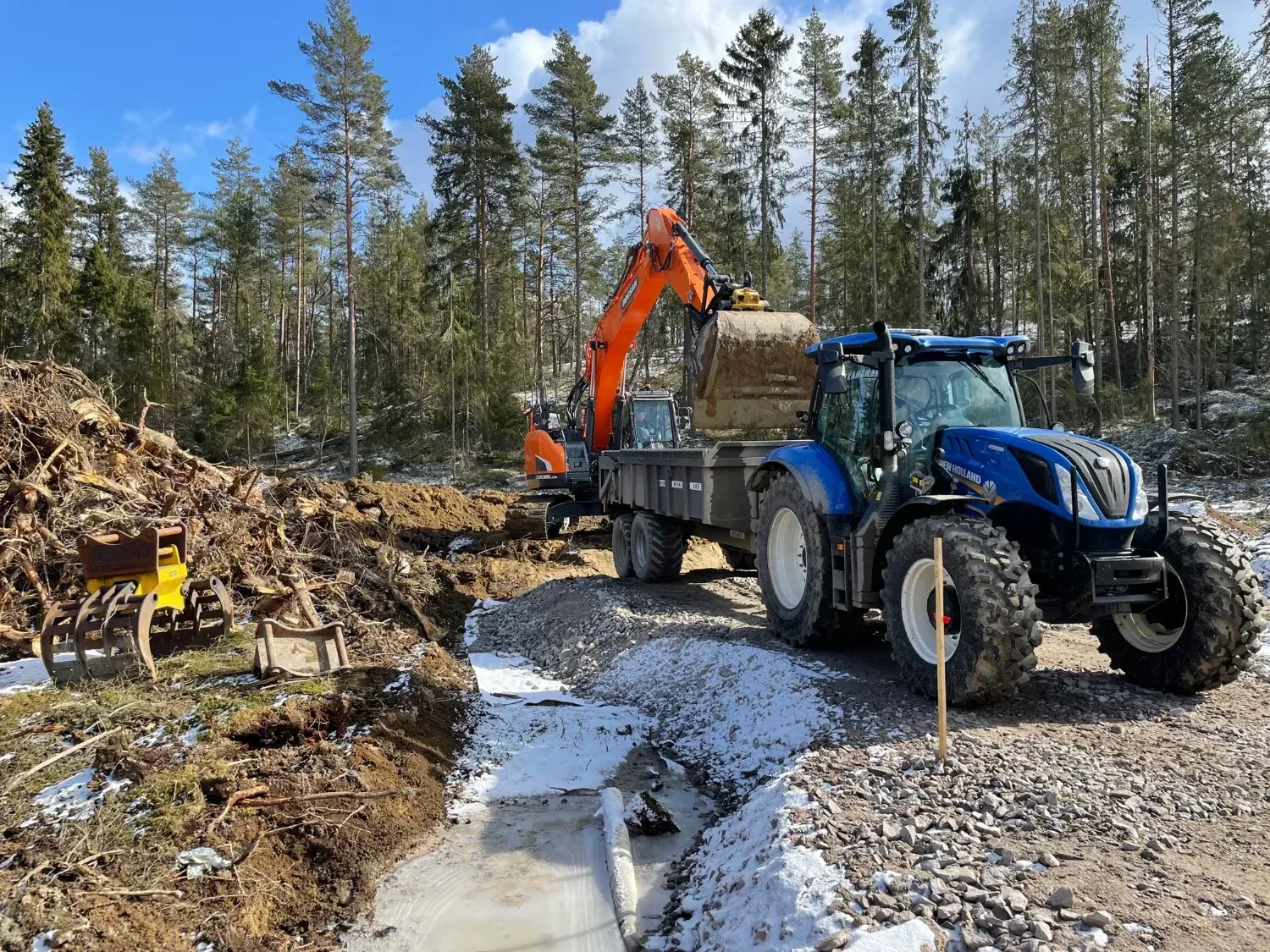 Piharakentamisen pohjatyöt ja maansiirrot Turussa luotettavana avaimet käteen -palveluna.