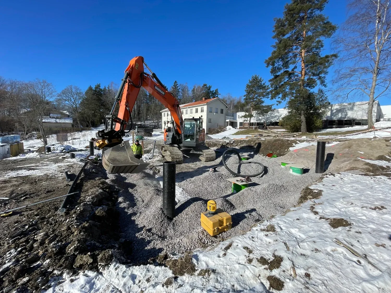 Luotettava maanrakennusliike Turku: kaivinkoneurakointia pientaloille ja yrityksille.