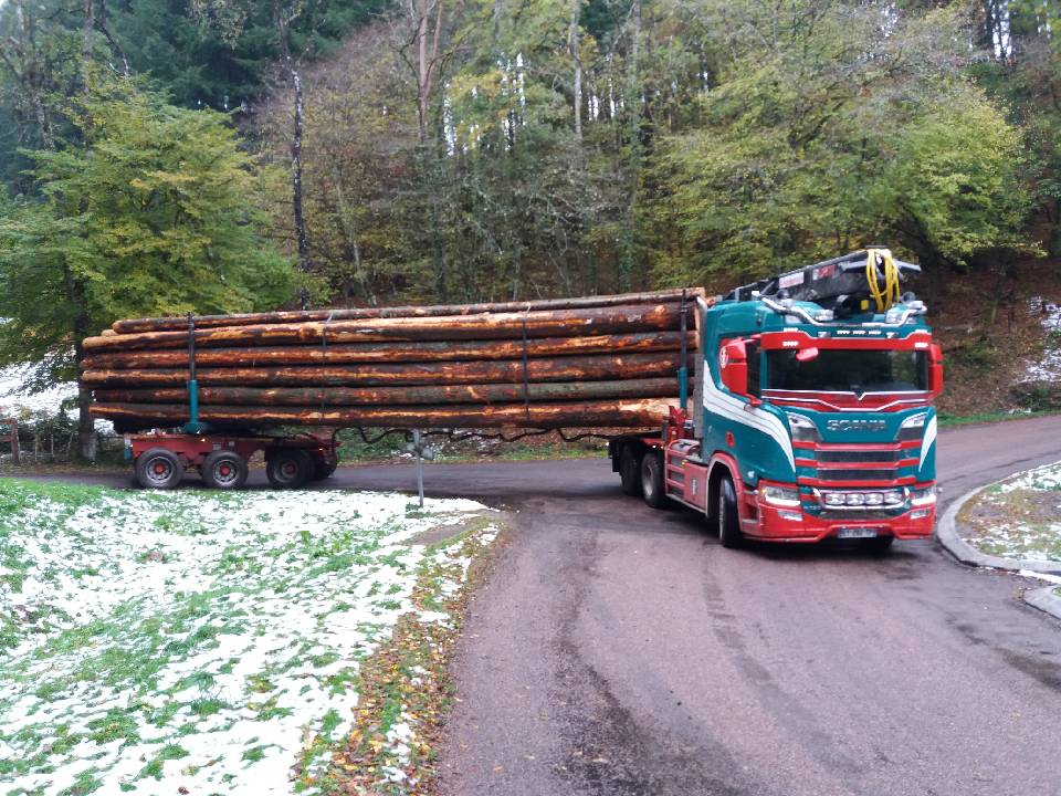 Service de transport de bois