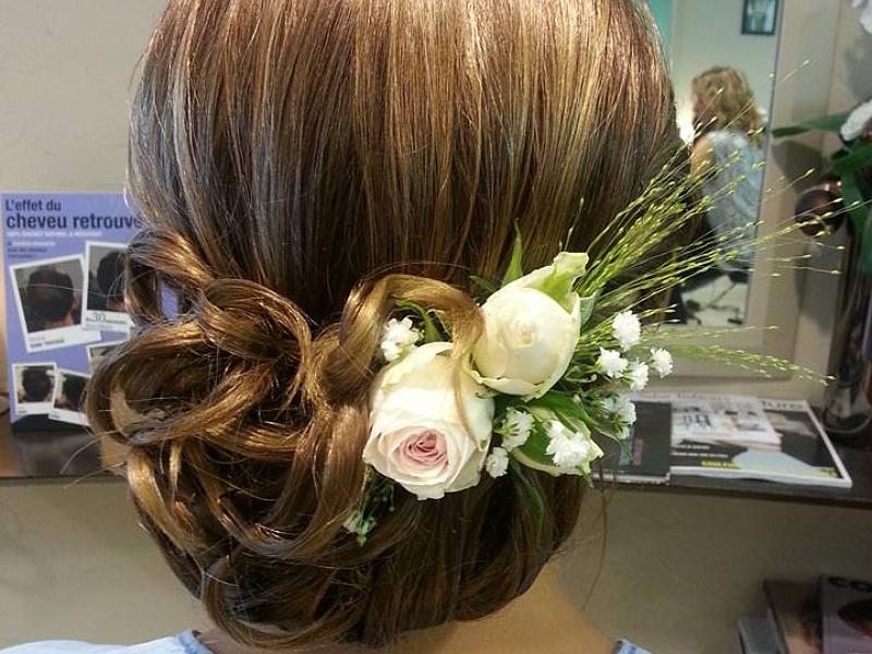 Une coiffure pour un mariage
