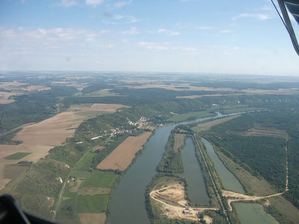 La Seine vue du ciel
