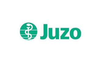 Ein grünes Logo mit einer Schlange und dem Wort „Juzo“ auf weißem Hintergrund.