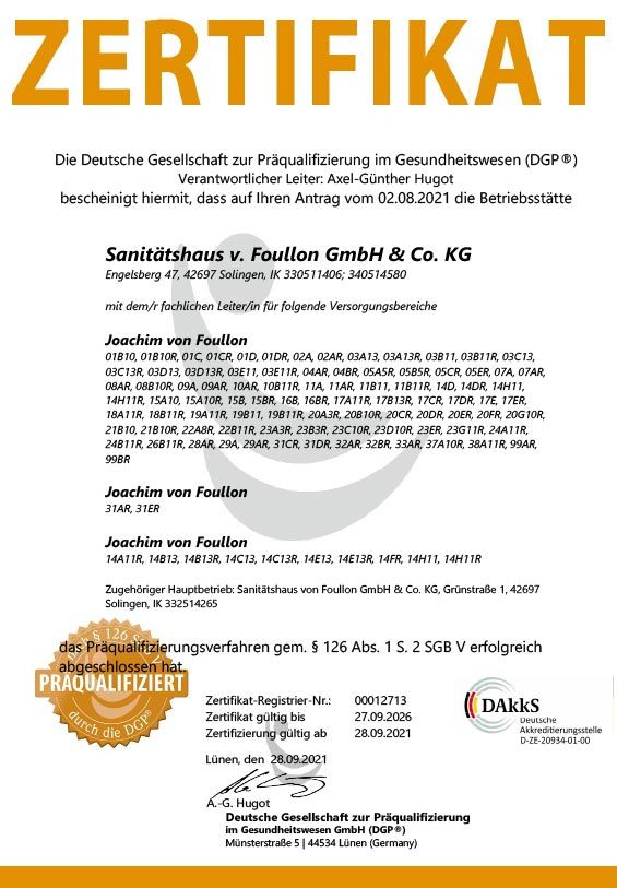 Ein Zertifikat mit der Aufschrift „Zertifikat“ befindet sich auf weißem Hintergrund.