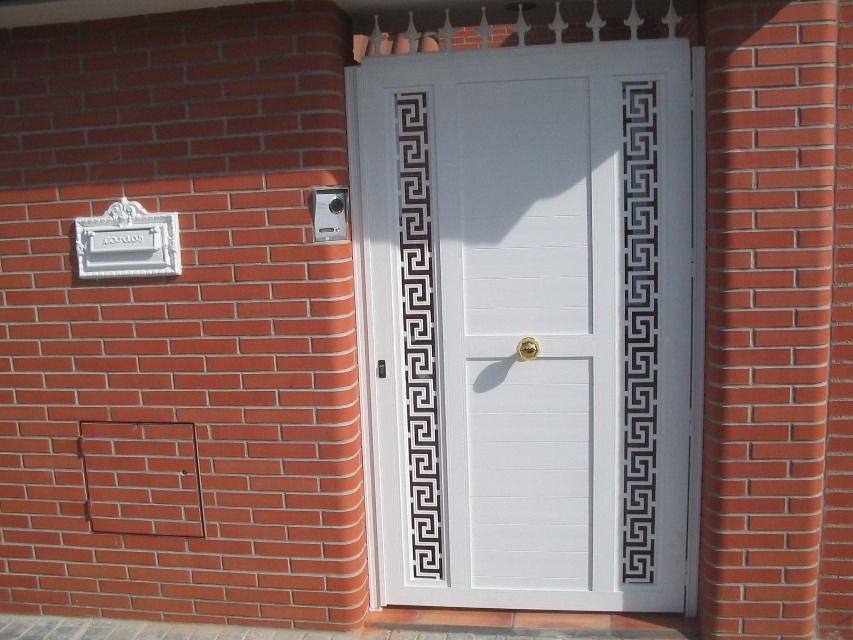 Celosía decorativa de acero en corte láser - Industrias Metálicas Manchón, Los Molinos (Madrid)