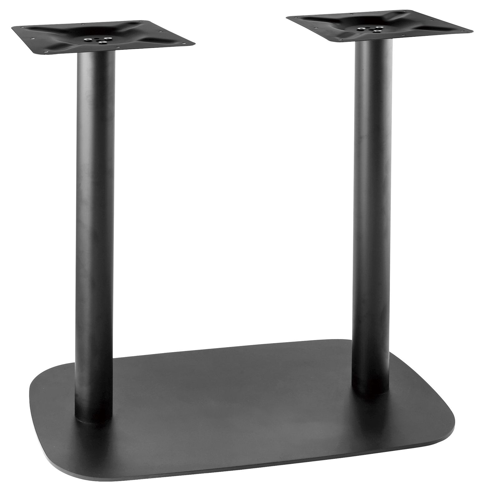 Base de mesa soble de hierro negro