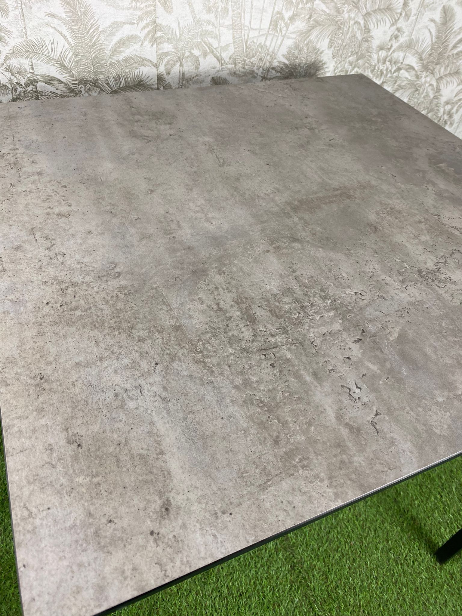 Mesa de exterior tablero cemento