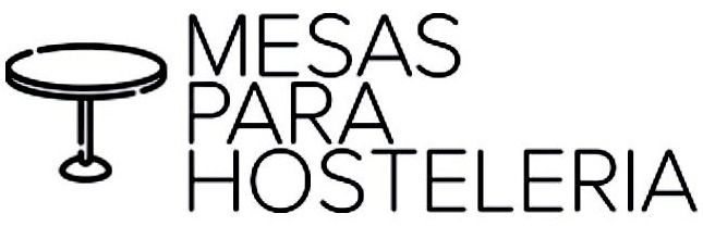 Un logotipo en blanco y negro para mesas de hostelería.