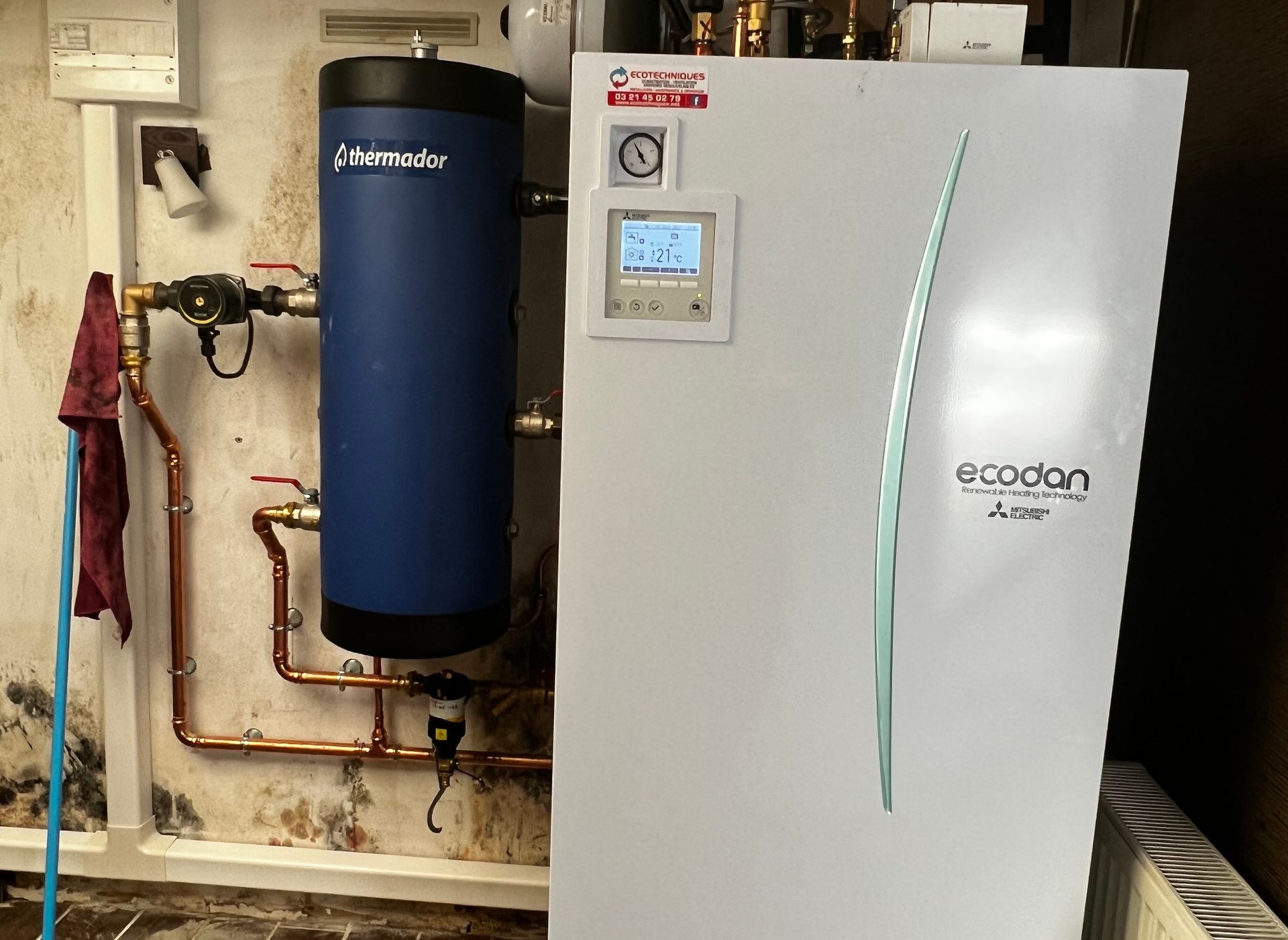 Installation d'un ballon thermodynamique