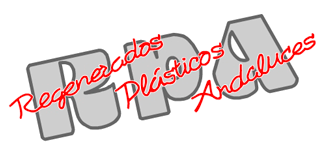 Un logotipo para una empresa llamada regenerados Plásticos Andaluces