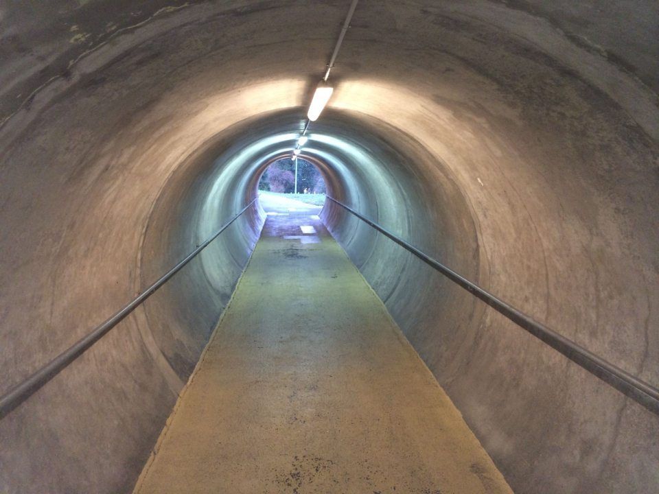 tunnel nettoyé
