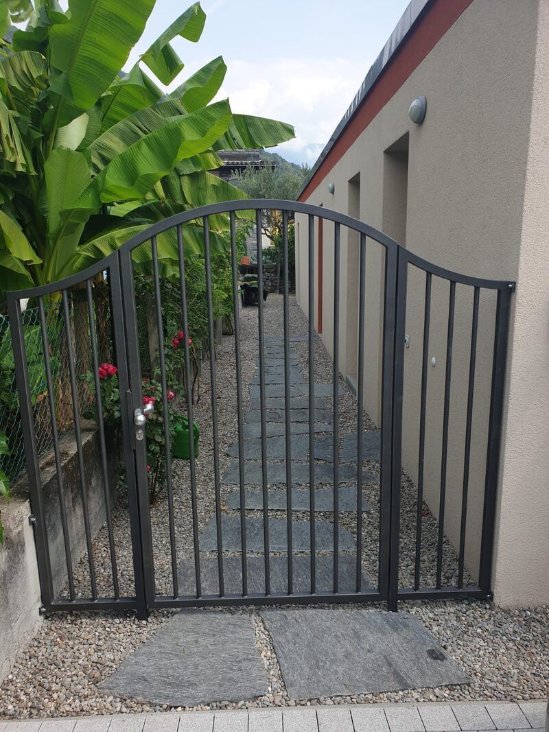 cancello in ferro battuto