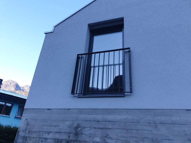 parapetto in ferro battuto