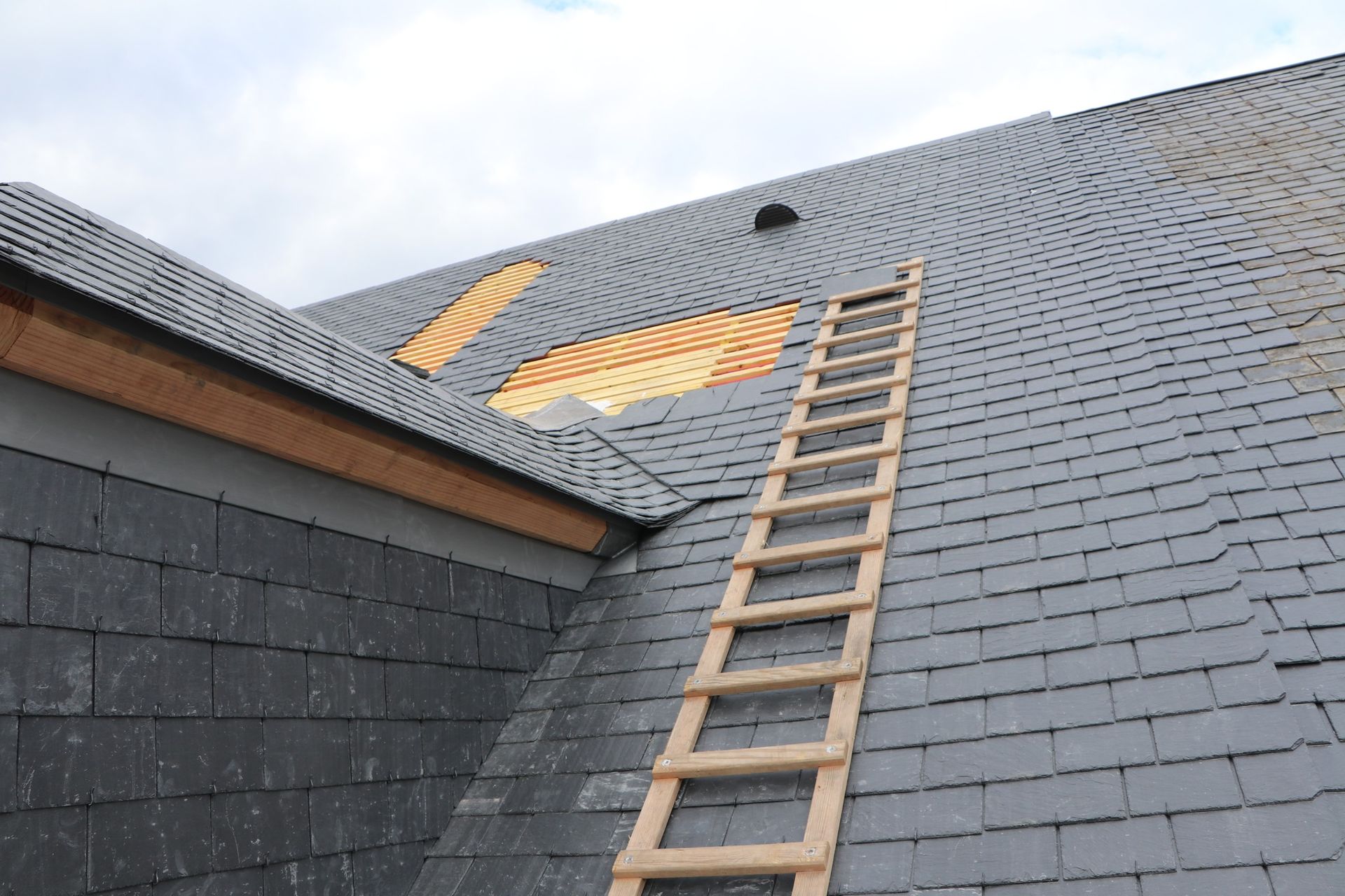 Couverture complète en ardoise