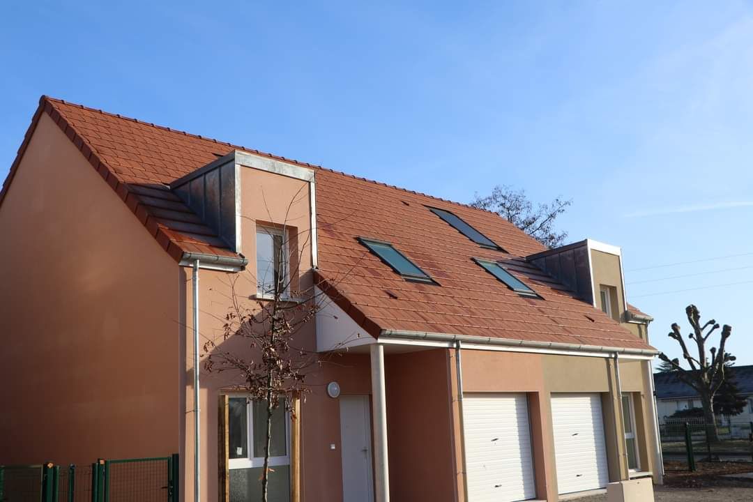 Toiture en tuiles en terre cuite