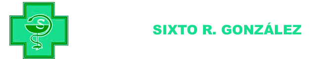 Un logotipo para Sixto R. González con una cruz verde.