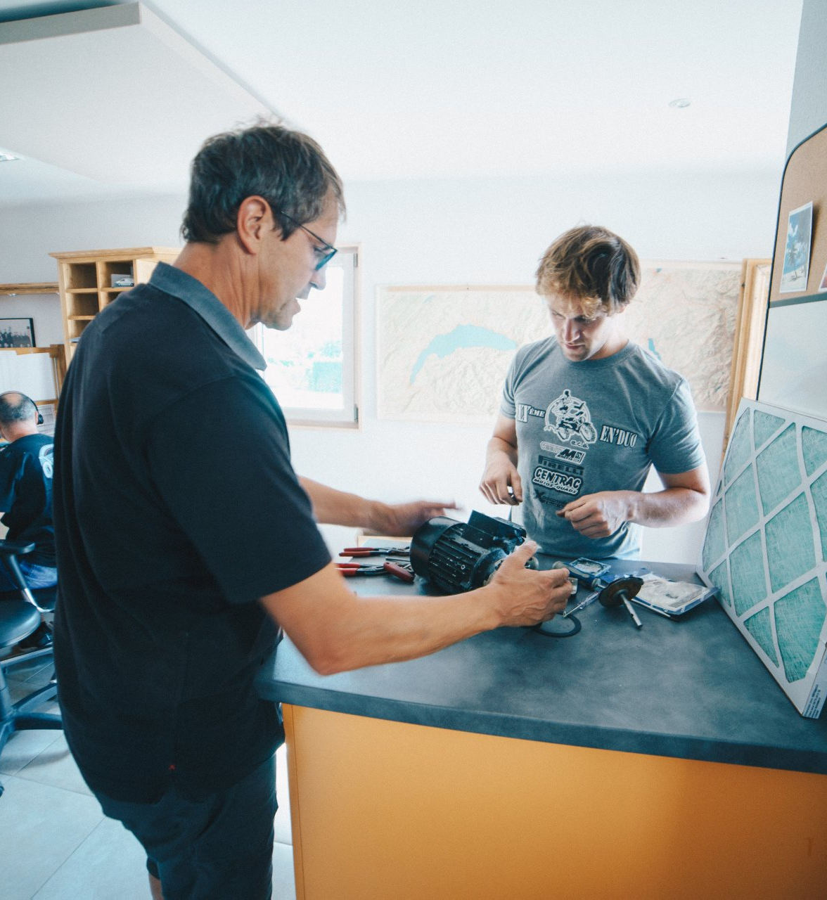 L'équipe au complet