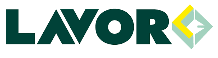 Logotipo de LAVOR en verde oscuro con un emblema de rombo verde claro sobre un fondo blanco