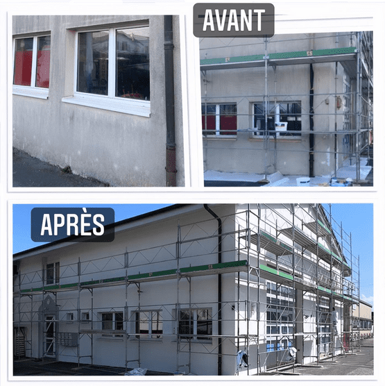 Rénovation et ravalement de façades à Lausanne - F & Ray Sàrl