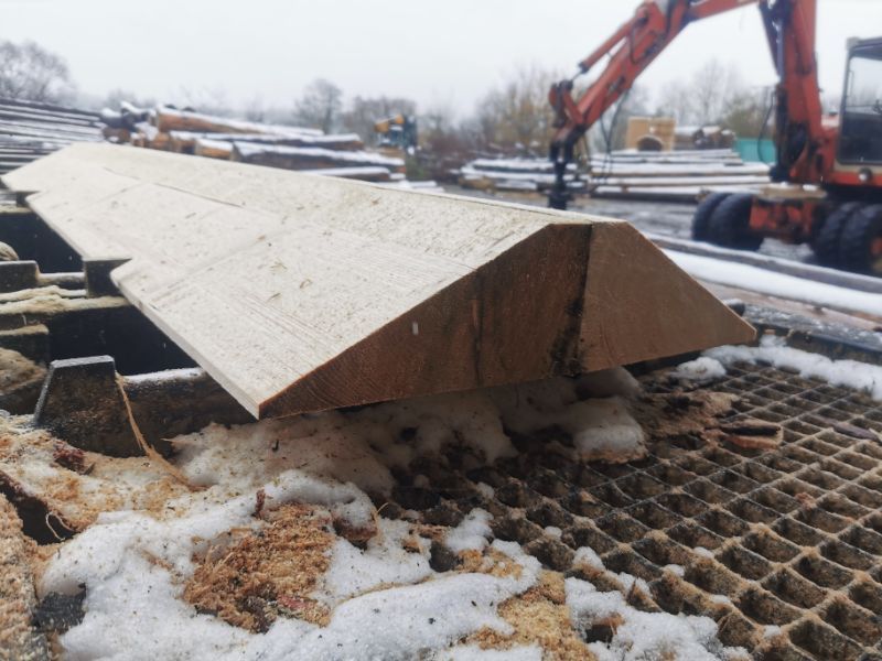 Sicht auf Tribale Günter Mobiles Sägewerk