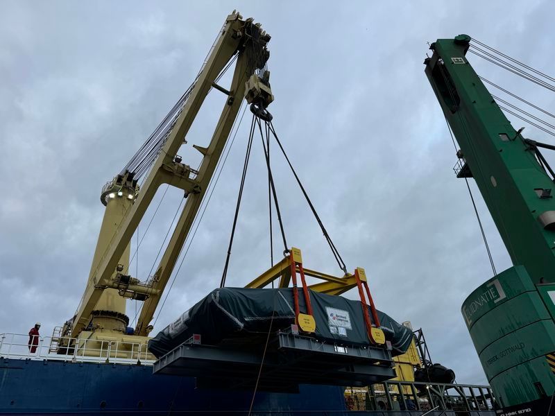 Professional maritime engineering oversight at the Port of Rotterdam.
