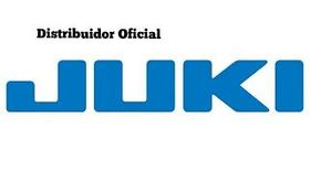 Un logotipo azul y blanco para una empresa llamada Juki.