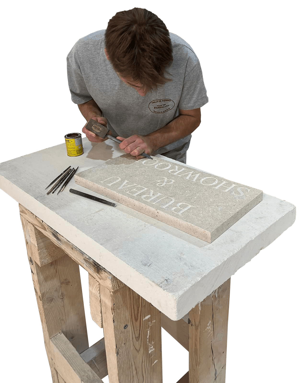 Ouvrier tailleur de pierre