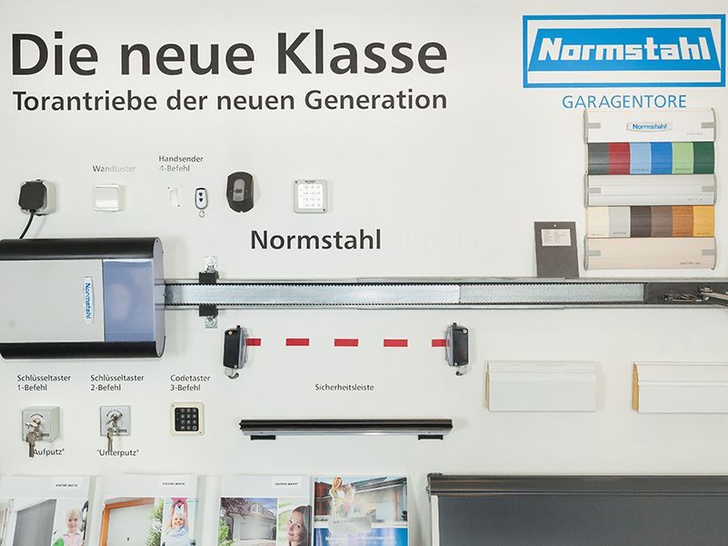 Torantriebe in der Ausstellung