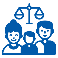 Icon: Familie mit Waage