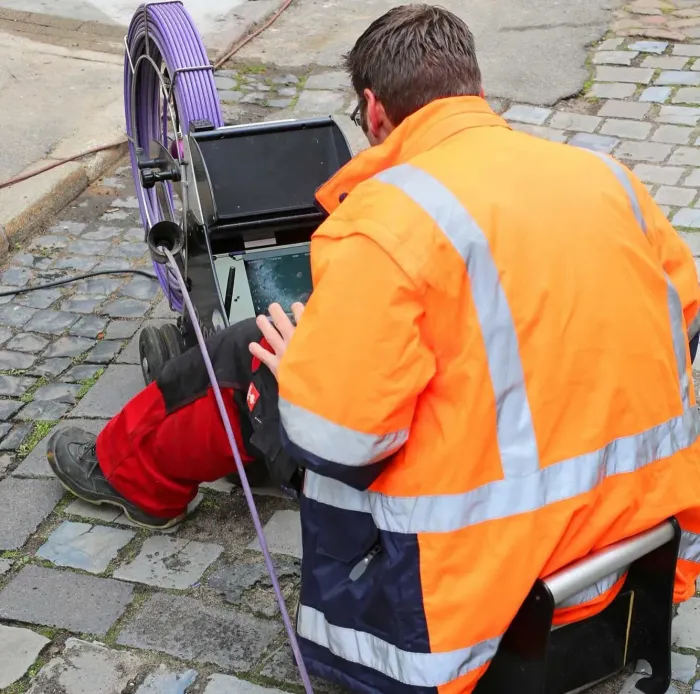 Professionnel en plein ouvrage