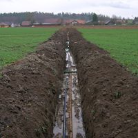 Drainagen und Kanalisationen - Schorro Baggerarbeiten - Kleinbösingen