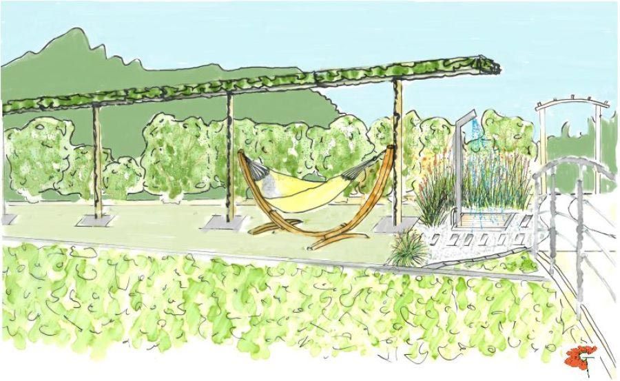 Planung eines Gartens durch Tirschmann Garten- und Landschaftsbau