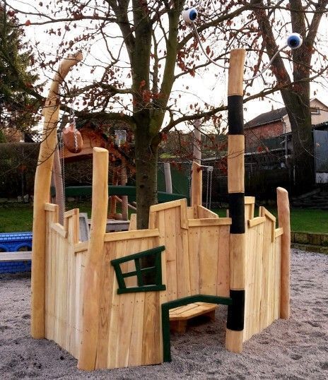 Von Tirschmann Garten- und Landschaftsbau angelegter Spielplatz