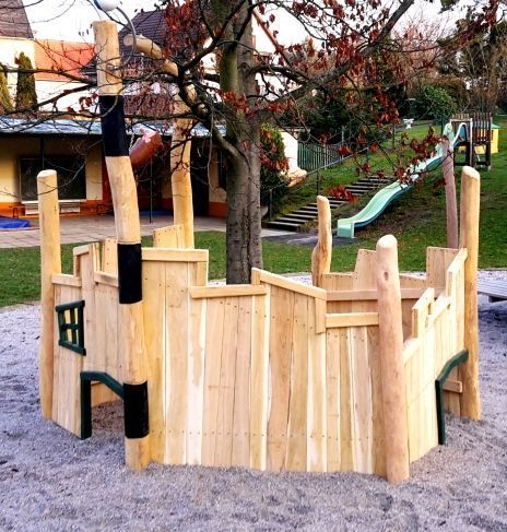 Von Tirschmann Garten- und Landschaftsbau angelegter Spielplatz