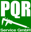 Ein grün-weißes Logo für die pqr service gmbh